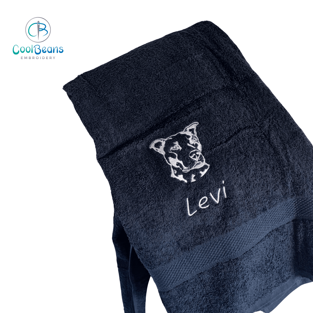 Dog Towels - Staffordshire Bull Terrier - Personalised