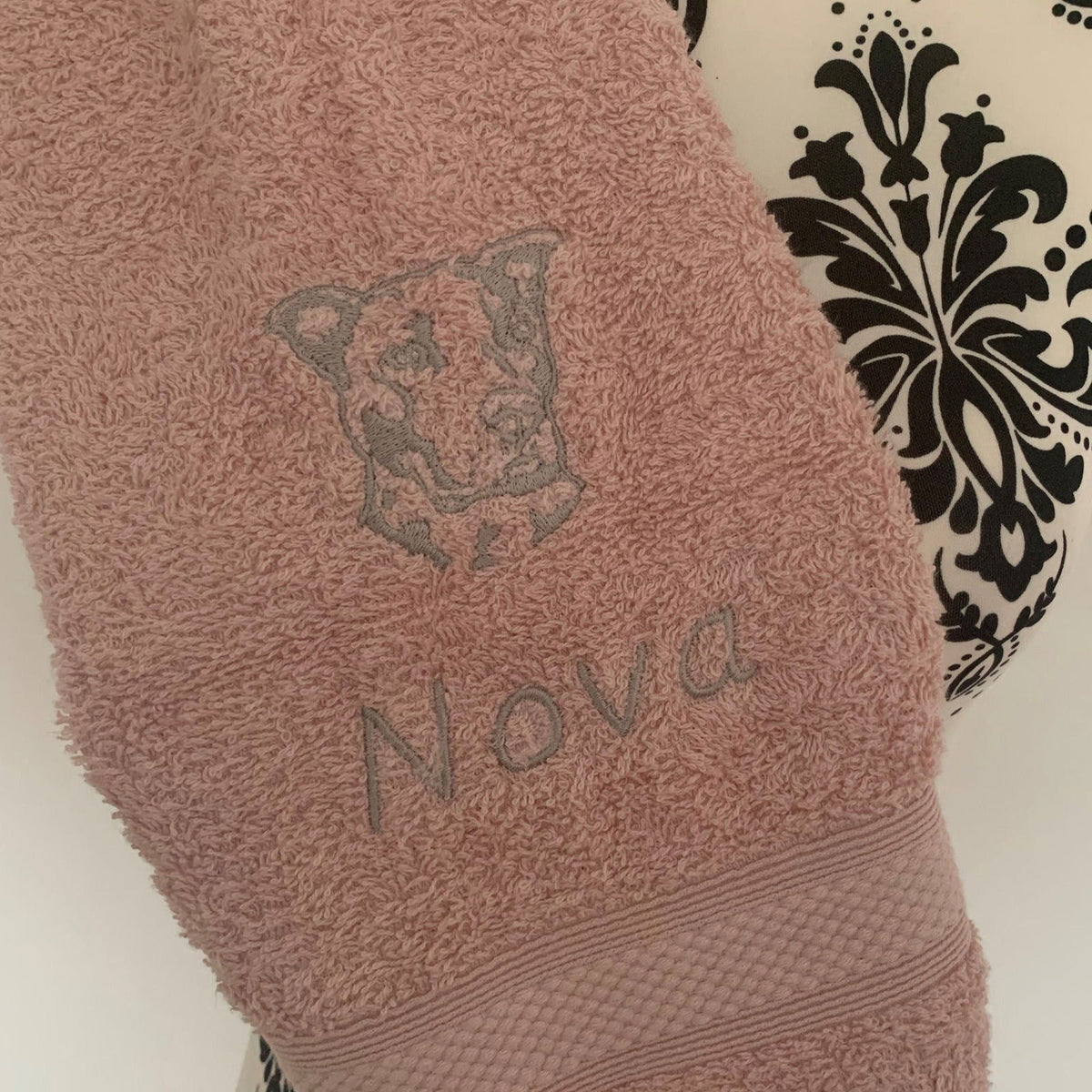 Dog Towels - Staffordshire Bull Terrier - Personalised