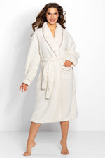 Dolce Vita Light Ecru Bathrobe | Momenti Per Me