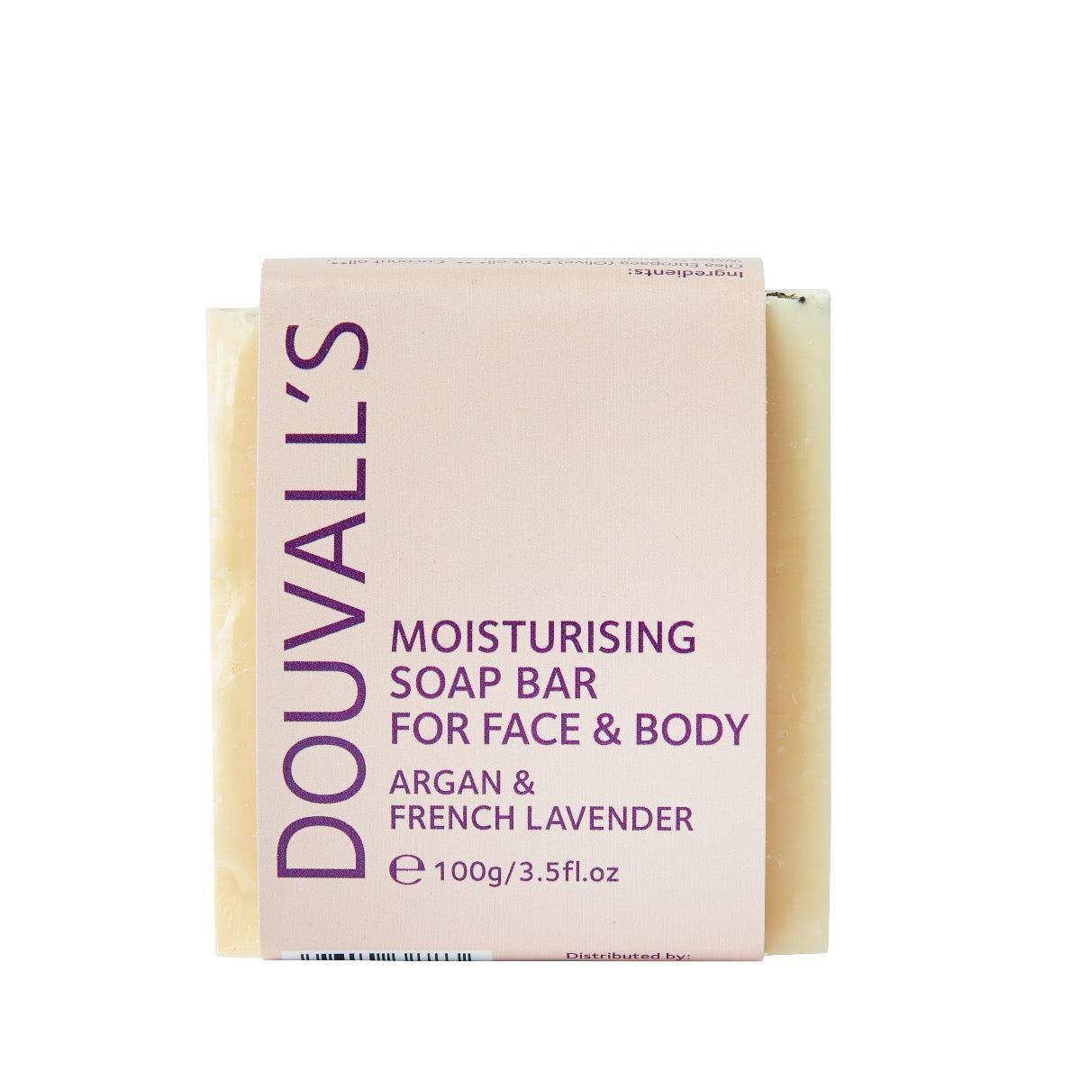 Douvall's Organic Argan & French Lavender Soap 100g | Nourishing, Ethical, and Giving Back