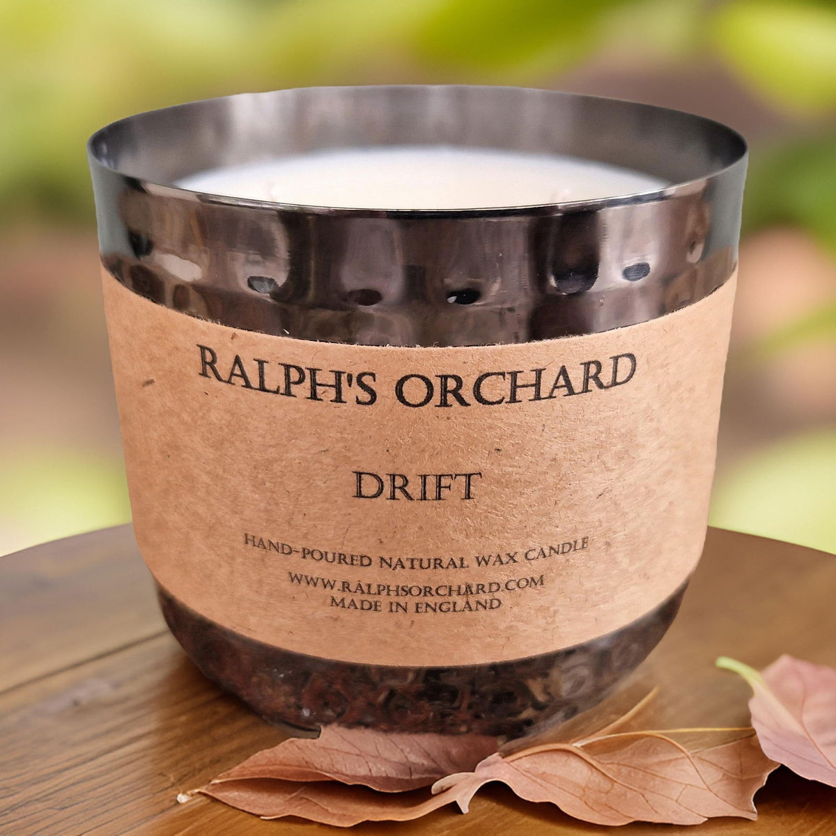 Ralph's Orchard Drift Seaside Handpoured Candles Jasmine and Heliotrope Black 2-Wick