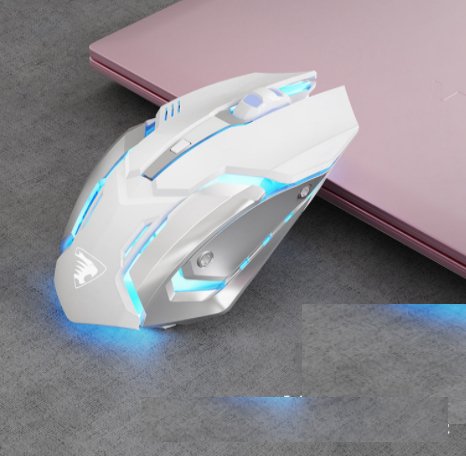 Dual-mode Bluetooth Battery Wireless Gaming Mouse White