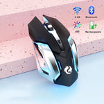 Dual-mode Bluetooth Battery Wireless Gaming Mouse Black Bluetooth