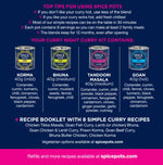 Spice Pots Easy Curry Night Kit with 8 Curry Recipes