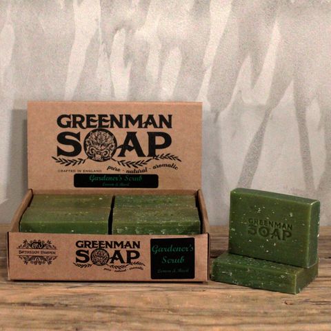 Gardener's Scrub Greenman Soap Slice 100g