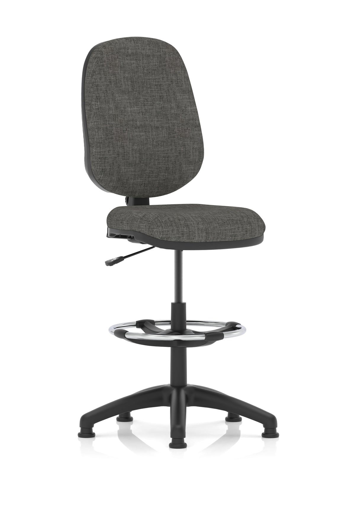 Eclipse Plus I Medium Back Task Operator Office Chair with Hi Rise Draughtsman Kit Blue Fabric None