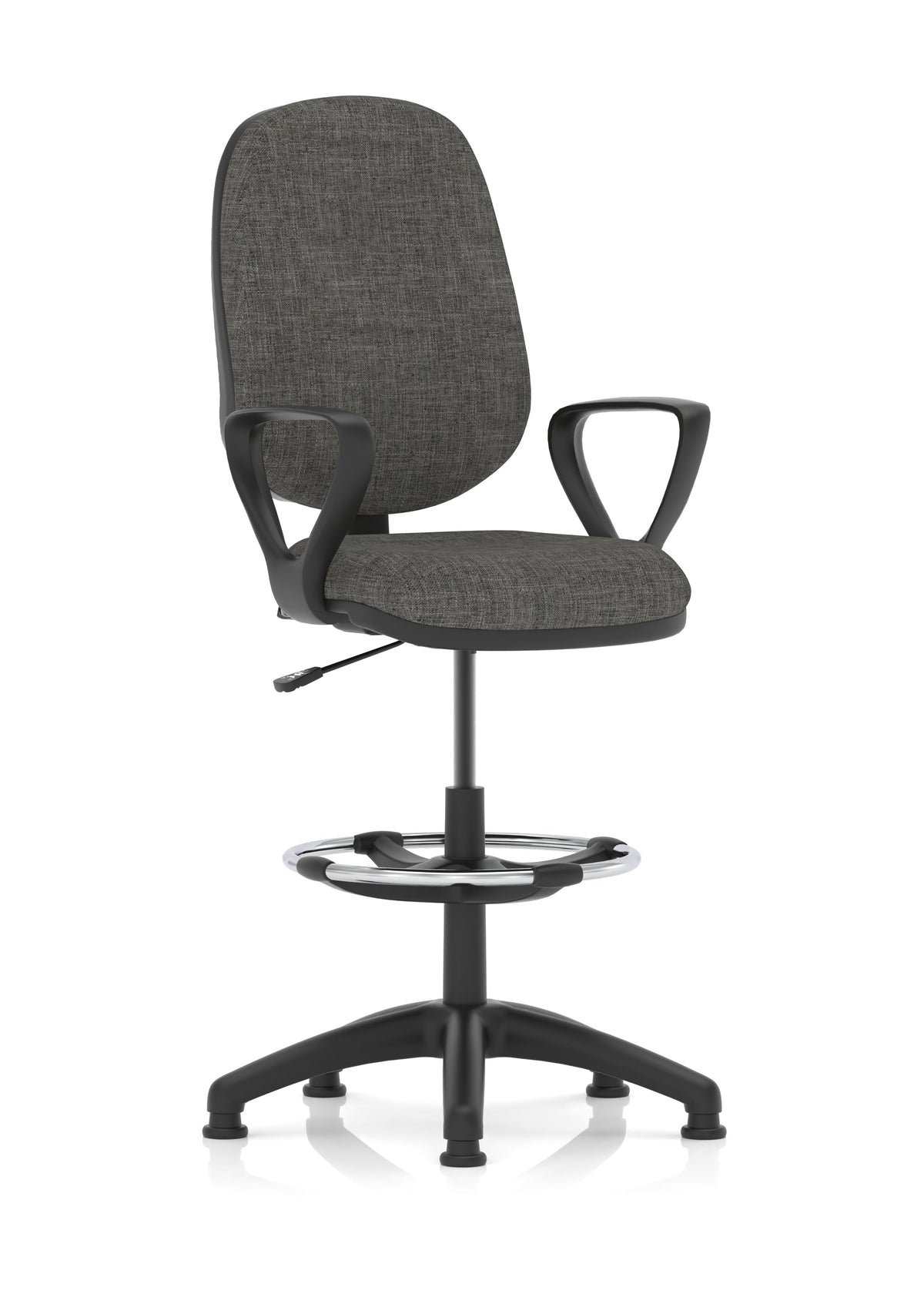 Eclipse Plus I Medium Back Task Operator Office Chair with Hi Rise Draughtsman Kit Blue Fabric With Loop Arms