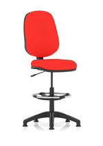 Eclipse Plus I Medium Back Task Operator Office Chair with Hi Rise Draughtsman Kit Bespoke Bergamot Cherry None