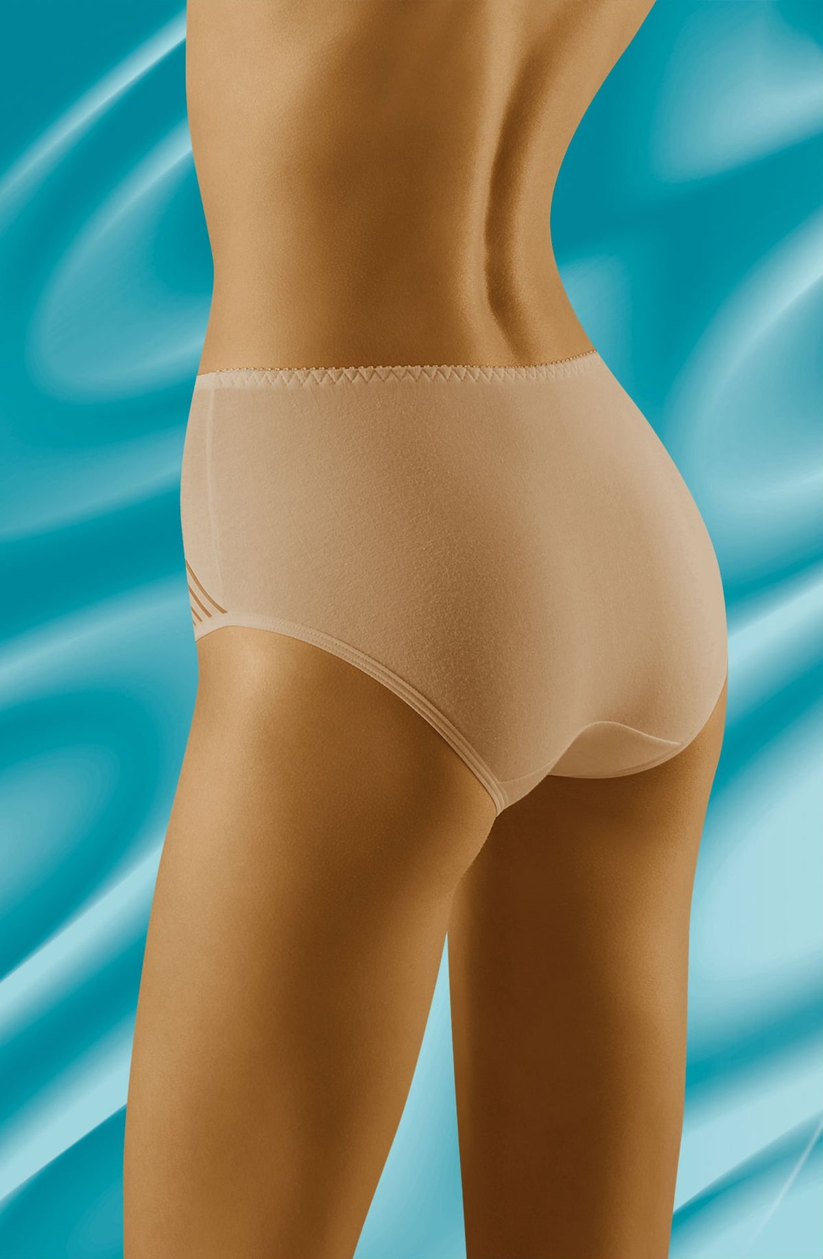 Wolbar Eco-Ma Sheer Cotton Briefs Beige