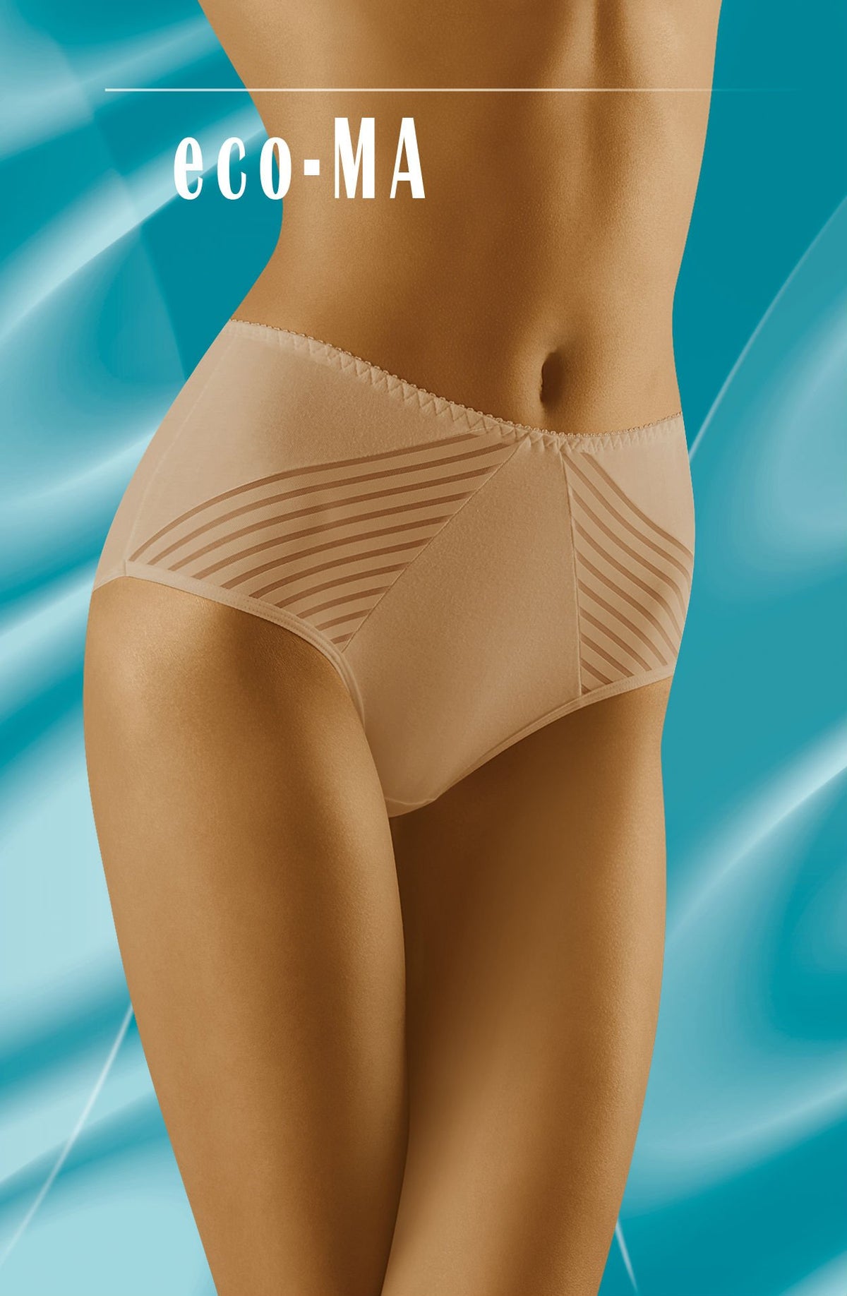 Wolbar Eco-Ma Sheer Cotton Briefs Beige