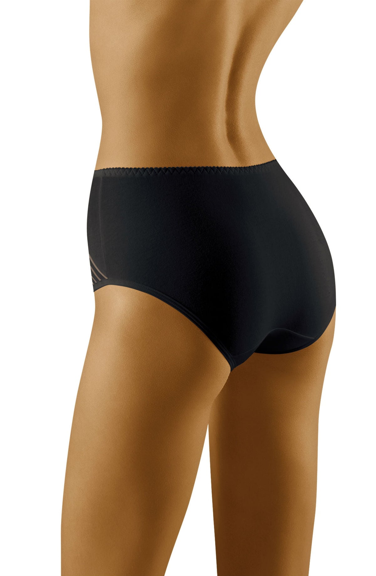 Wolbar Eco-Ma Sheer Cotton Briefs Black