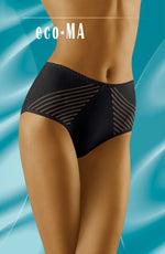 Wolbar Eco-Ma Sheer Cotton Briefs Black