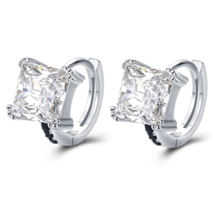 Eden Sterling 925 Silver 3 Carat Zircon Earrings
