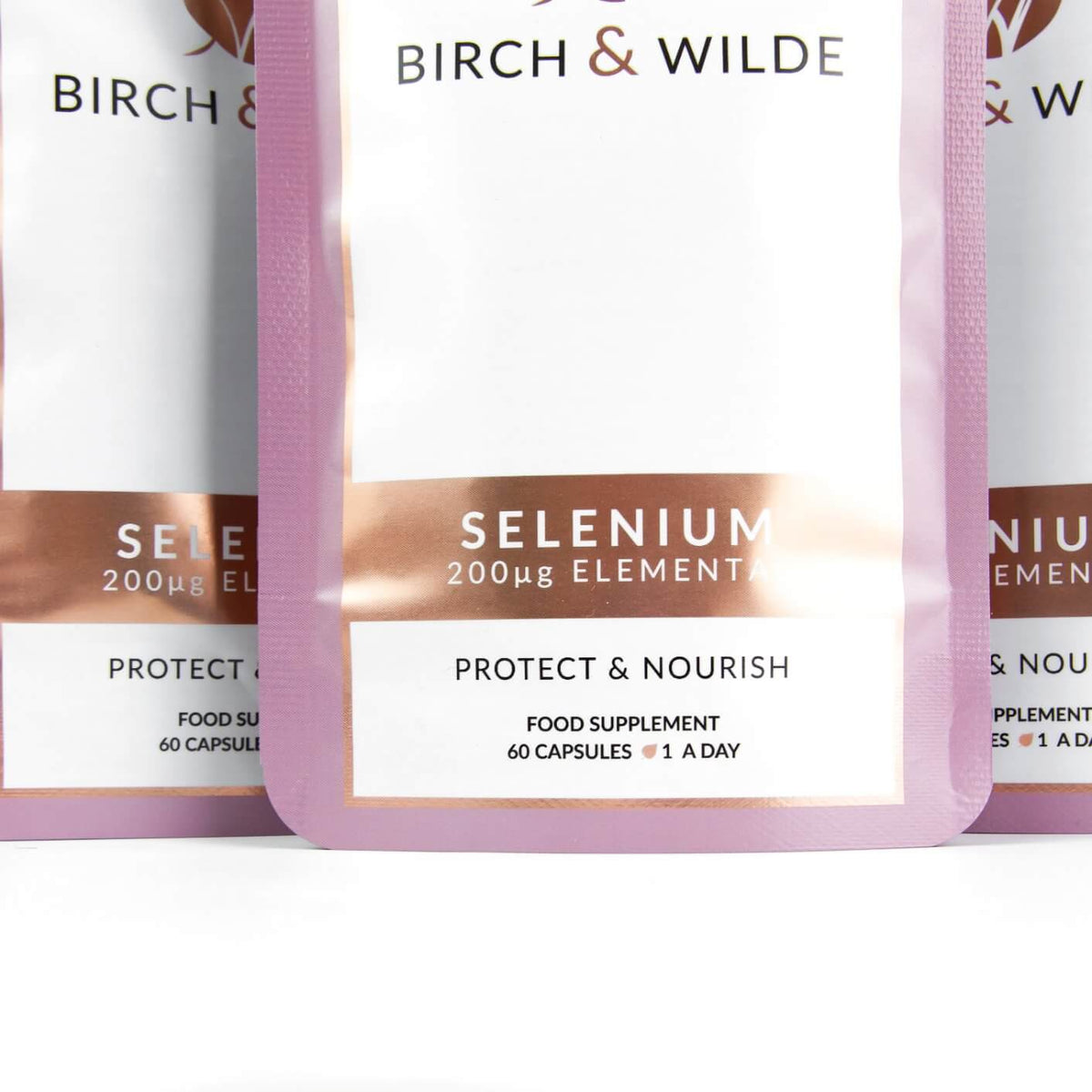 Elemental Selenium Supplement Capsules x 60 | 2 Month Refill Pouch