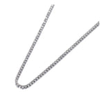Elisa Silver Toned Jewelled Tennis Necklace
