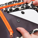 'Emma' 3 in 1 Hanging Wash Bag in Leopard Tan