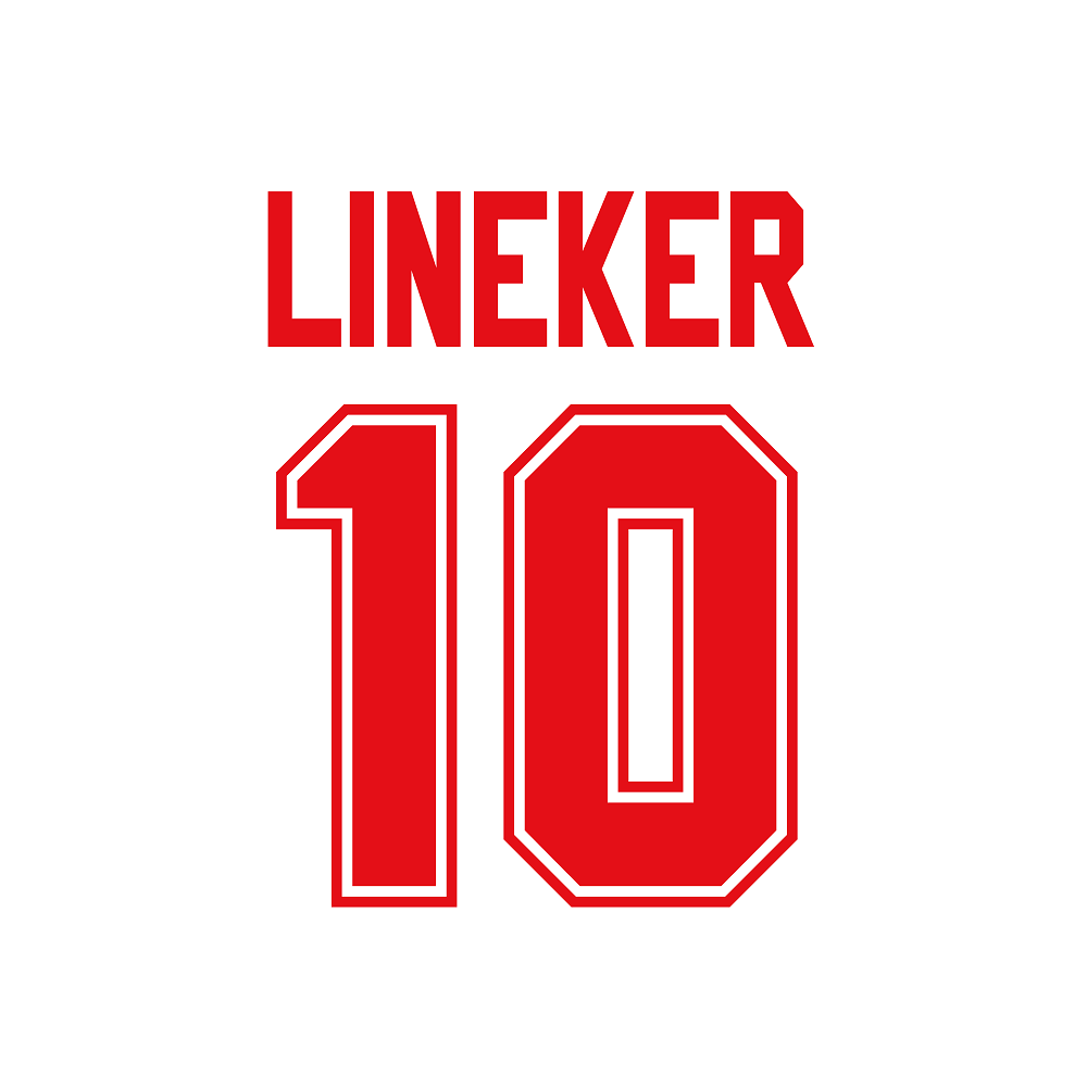 England Retro Striker Legends Football Coasters - Set of 4