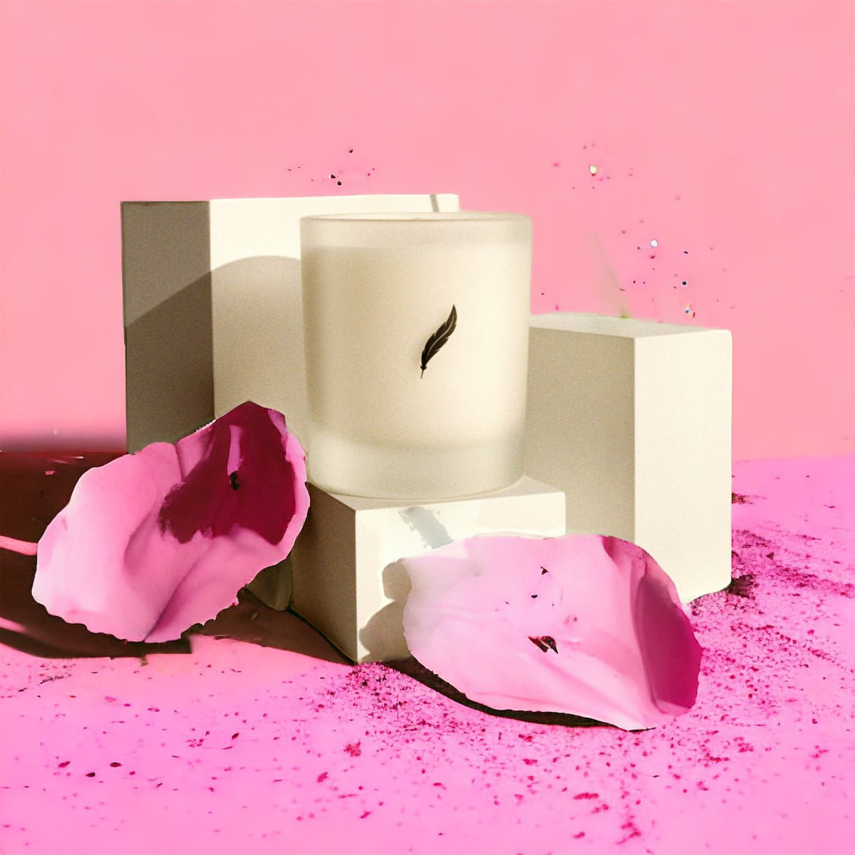 Eshgham Candle® by Novenary | Romantic Aroma Candle | Benzoin, Rose Maroc, Ylang Ylang