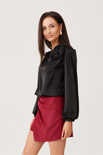 Evelyn Satin Blouse | Roco Fashion