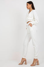 Ex Moda Loungewear Set with Hooded Sweatshirt and Long Pants