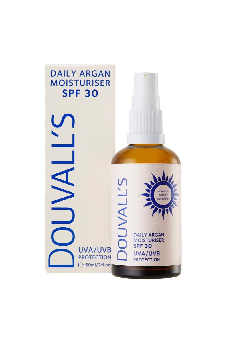 Douvall's Argan Daily Moisturiser with SPF30 UVA/UVB Protection 60ml