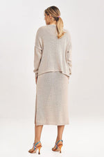 Figl Two-Piece Midi Dress and Bolero Co-Ord Set