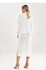 Figl Two-Piece Midi Dress and Bolero Co-Ord Set