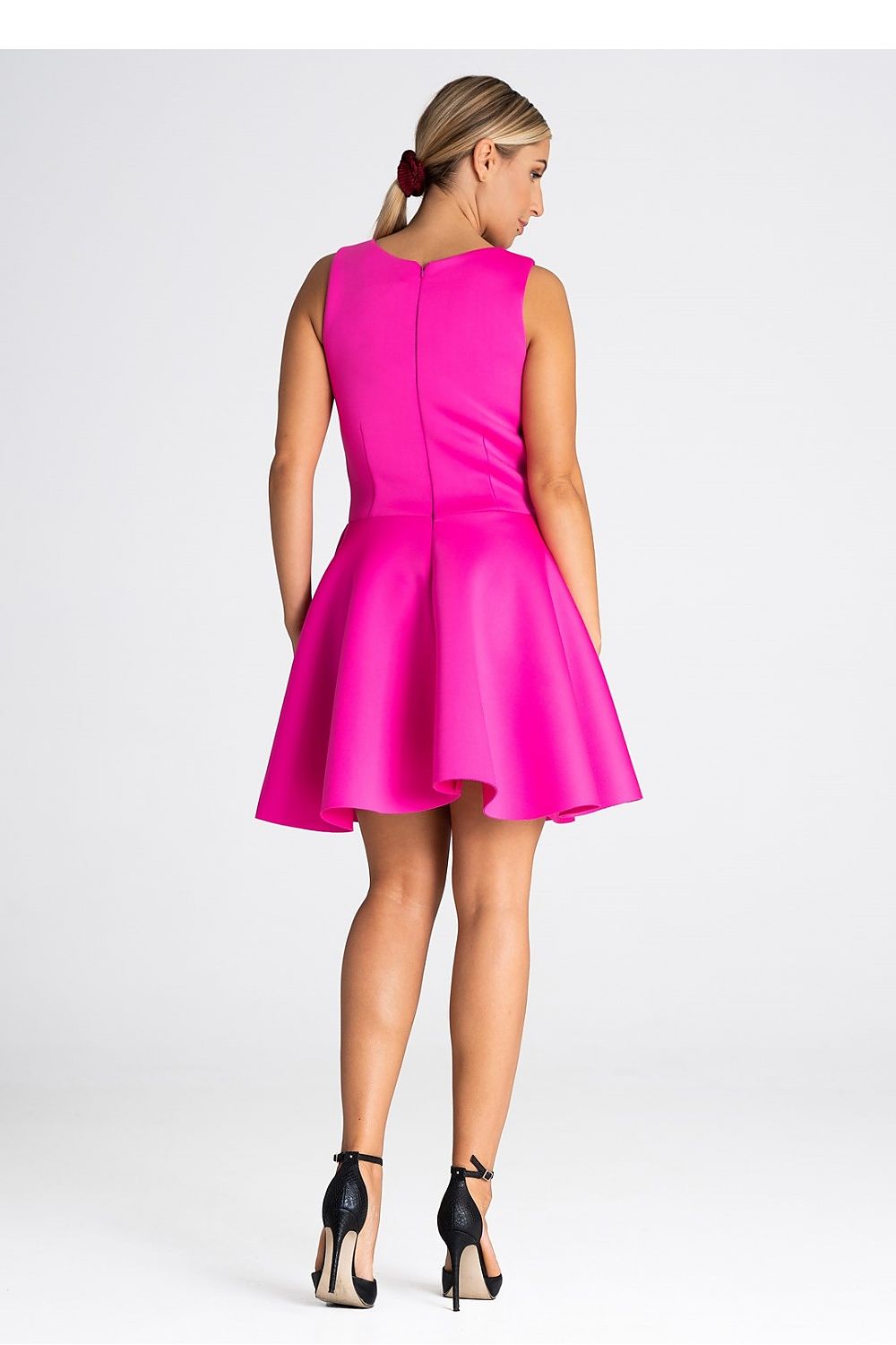 Flared Bottom Fitted Top Cocktail Dress | Figl