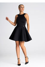 Flared Bottom Fitted Top Cocktail Dress | Figl