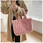 Fluffy Faux Fur Plush Bag | Small & Large | 5 Colours