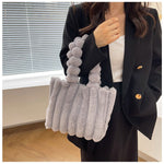 Fluffy Faux Fur Plush Bag | Small & Large | 5 Colours