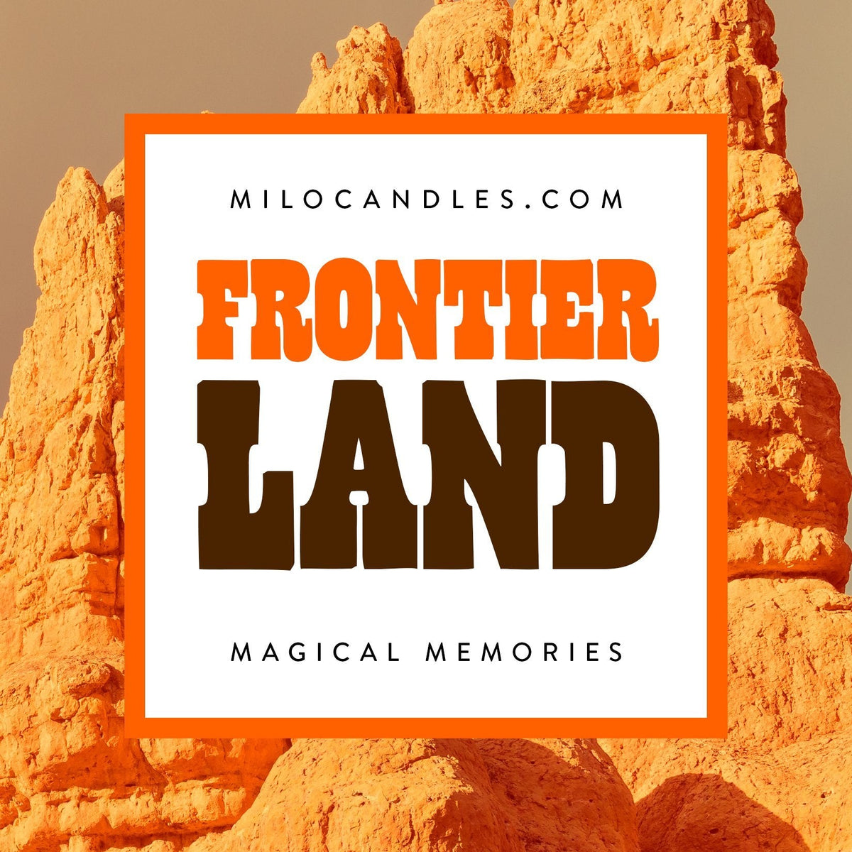 Frontier Land Candle | Wood Leather Fragrance