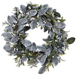 Frosted Eucalyptus And Mistletoe Wreath