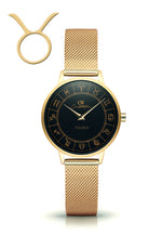 Gold Horoscope Astrology Watch - The Constellation Collection Taurus