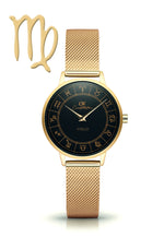 Gold Horoscope Astrology Watch - The Constellation Collection Virgo