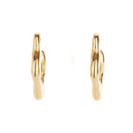 Gold Lava Hoops
