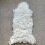 Grade B British Sheepskin Hide White Cream Ivory Sheepskin Rug