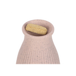 Greige Ribbed Palo Santo Brick Burner