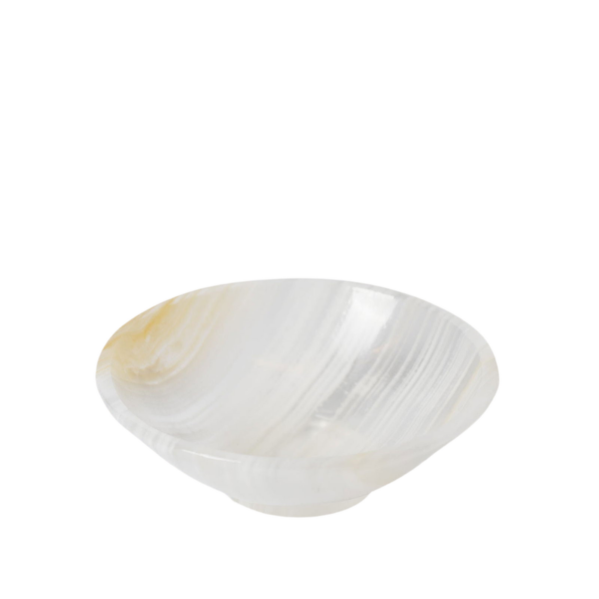 Grey Aragonite Crystal Bowl