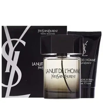 YSL La Nuit De L'Homme 100ml EDT + 50ml Shower Gel for Men Gift Set