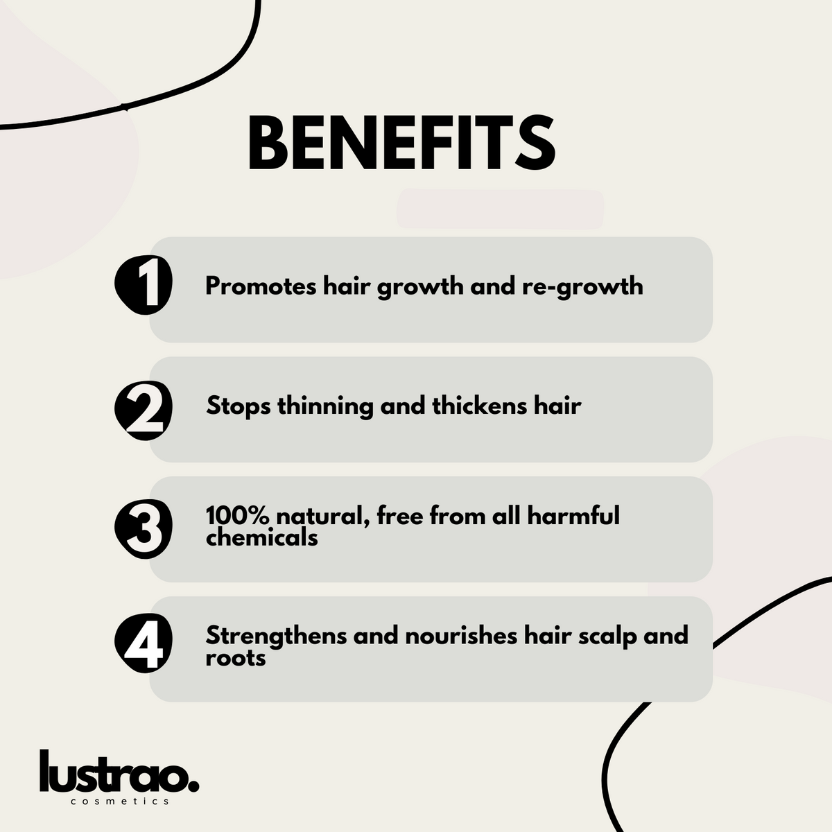 Hair Regrowth Oil | Lustrao