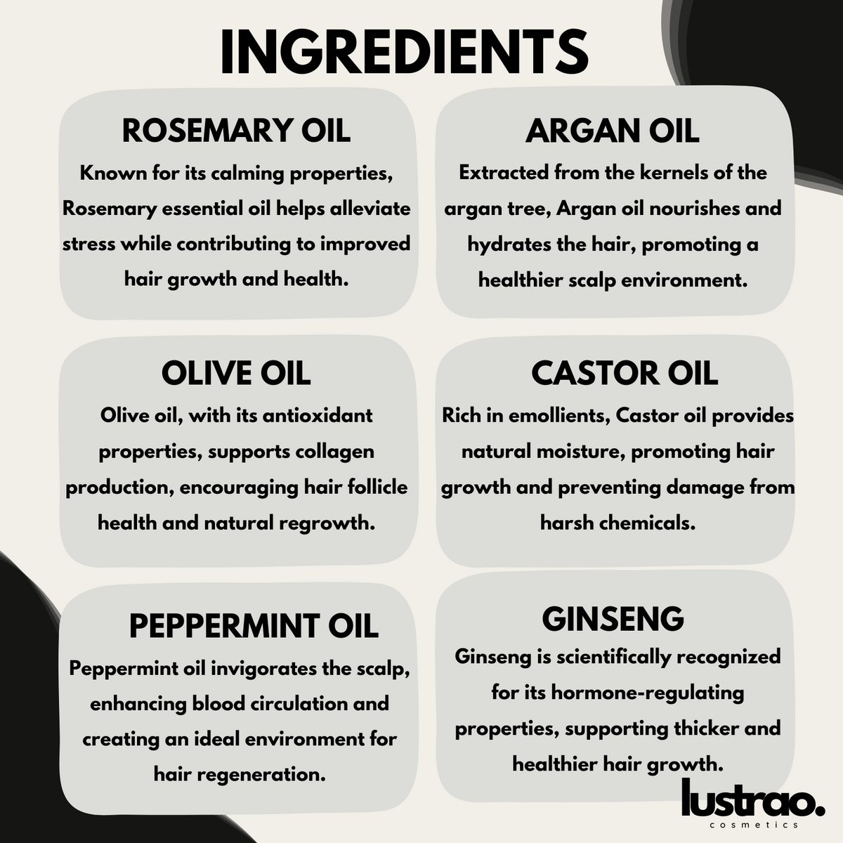 Hair Regrowth Oil | Lustrao