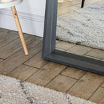 Hanaka- Full Length Black Oak Rectangle Mirror - 200cm x 100cm