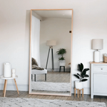 Hanaka - Full Length Natural Oak Rectangle Mirror - 200cm x 100cm