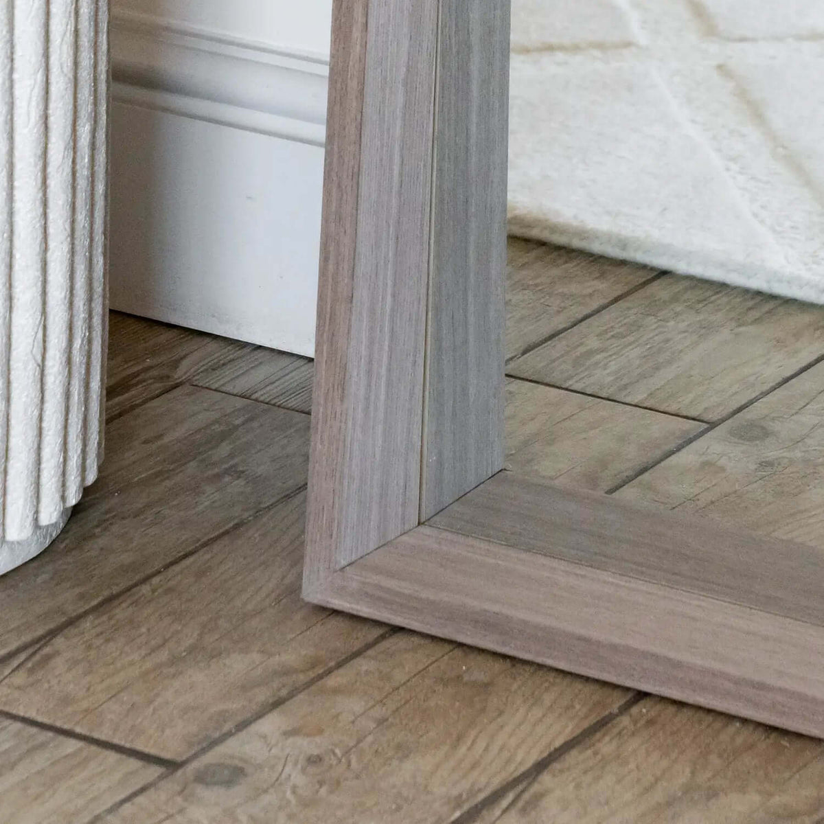 Hanaka - Full Length Walnut Wood Rectangle Mirror - 200cm x 100cm