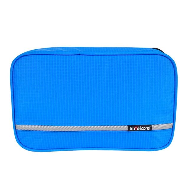 Hanging Toiletry Travel Bag organiser Blue