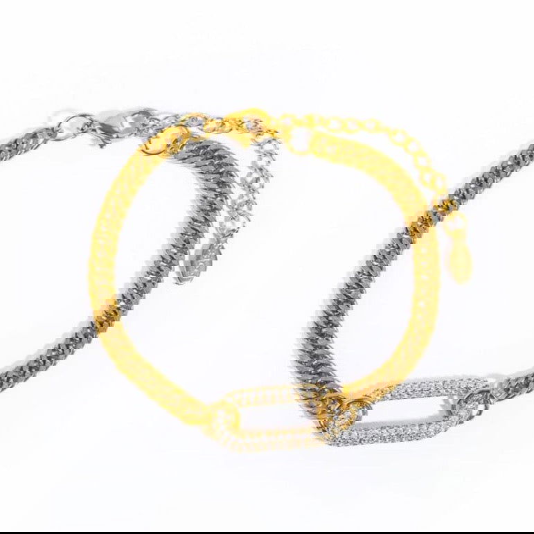 Harlow Luxe 18k Gold Plated Statement Bracelet