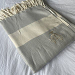 Harrington Bed Throw XL 200cm x 240cm | Soft Grey