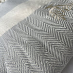 Harrington Bed Throw XL 200cm x 240cm | Soft Grey