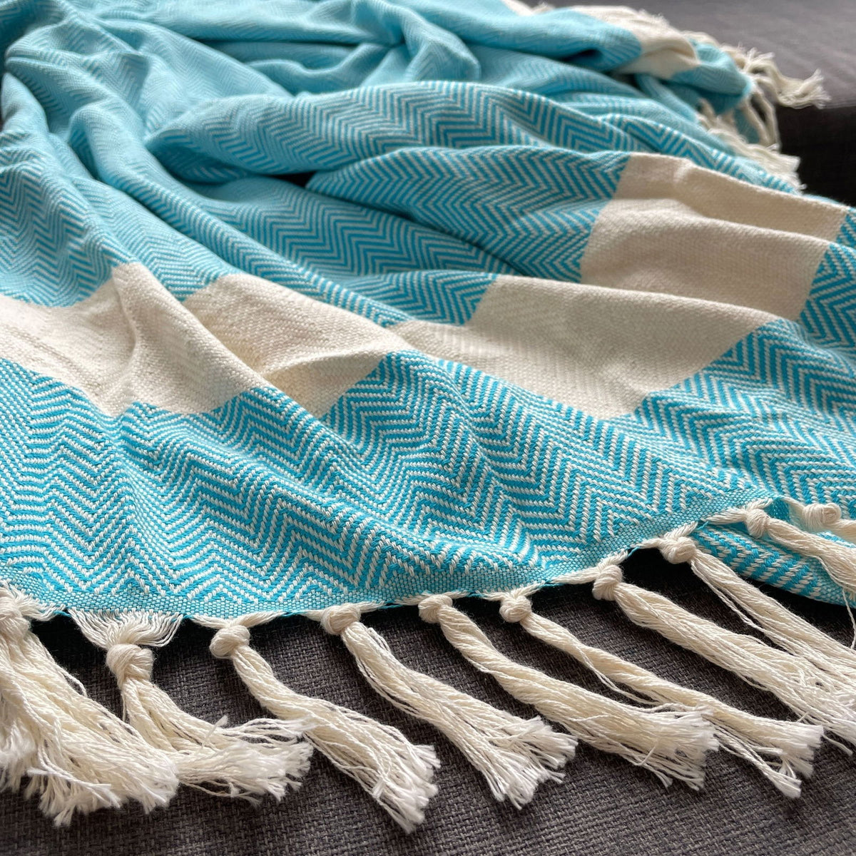 Harrington Bed Throw XL 200cm x 240cm | Teal